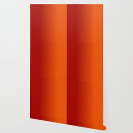 Ombre in Red Orange Wallpaper