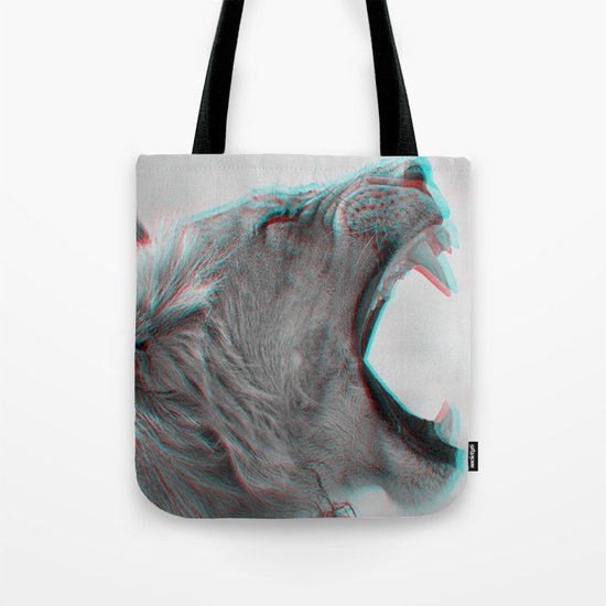 3D LION 4 Tote Bag