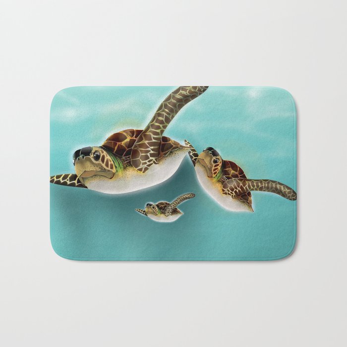 Sea Turtles Bath Mat