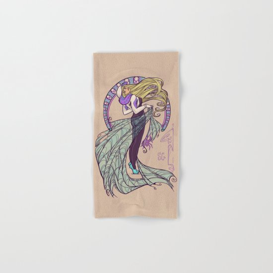 Spider Nouveau Hand & Bath Towel