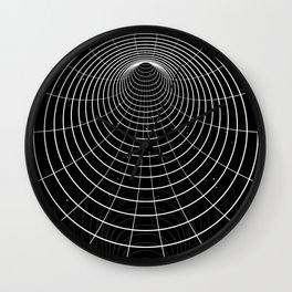 Black-white wormhole Wall Clock | Tunnel, Cosmos, Circle, Physics, Space, Energy, Scientist, Web, Wormhole, Mathematics 
