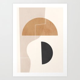 Geometric Abstract 82 Art Print