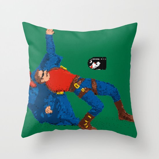 Itsa Me, Neo Throw Pillow