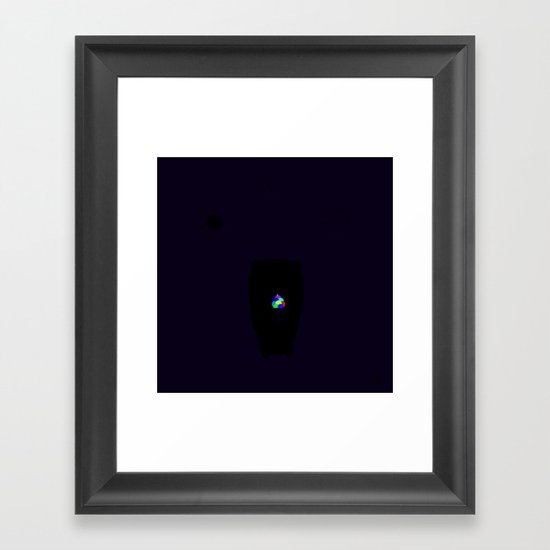 The Happy Ice Cream Framed Art Print