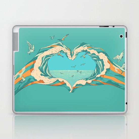 My Heart & The sea Laptop & iPad Skin