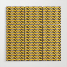 Yellow Zigzag Pattern,Yellow Chevron Pattern,Yellow Minimalist Pattern,Yellow Abstract, Wood Wall Art