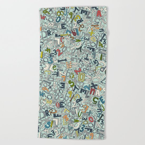 A1B2C3 ICE Beach Towel