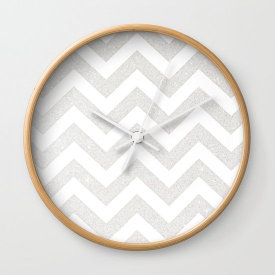 SILVER Wall Clock