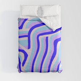 lavender zebra stripes Comforter