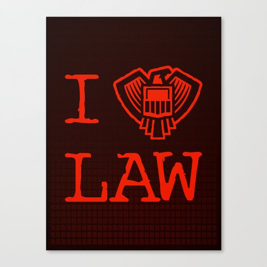 Law Lover Canvas Print