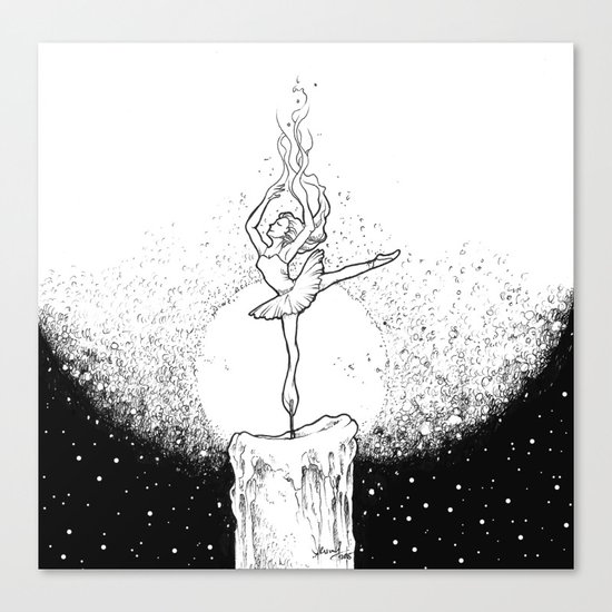 Burning Bright Canvas Print