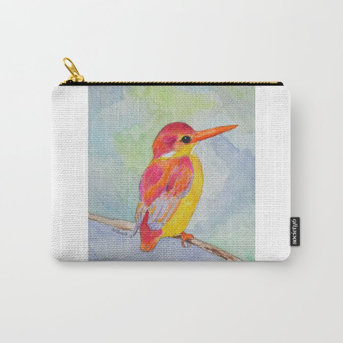 Rufous-backed Kingfisher Carry-All Pouch