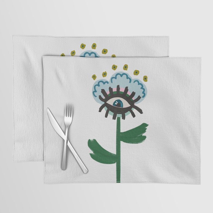 all-seeing eye | blue Placemat