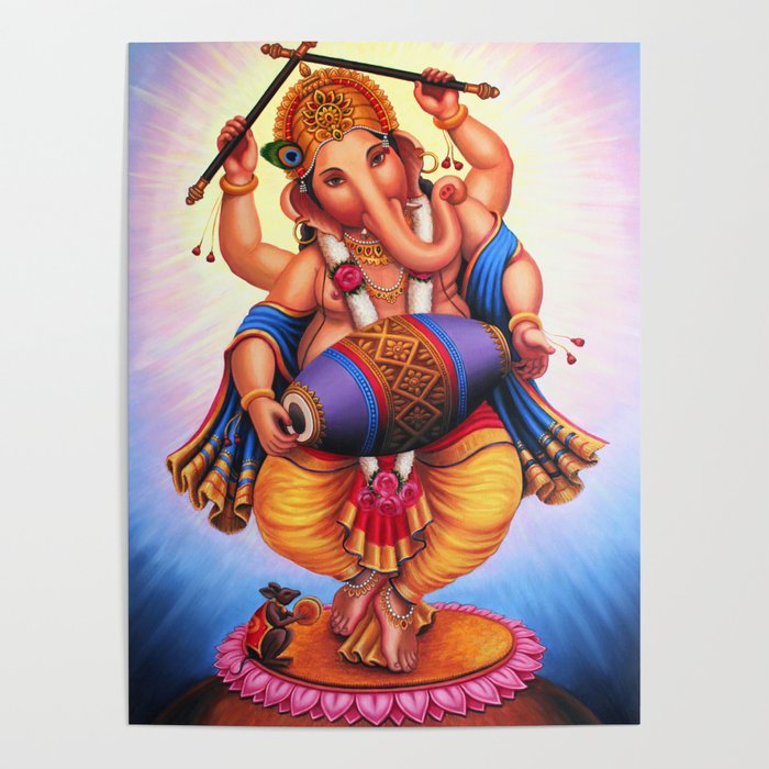 Dancing Ganesha String Art