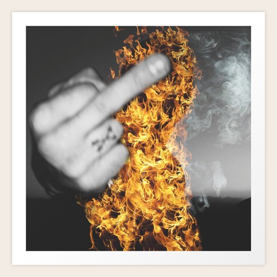 FUCK Art Print