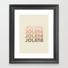 Jolene - Dolly Parton Framed Art Print