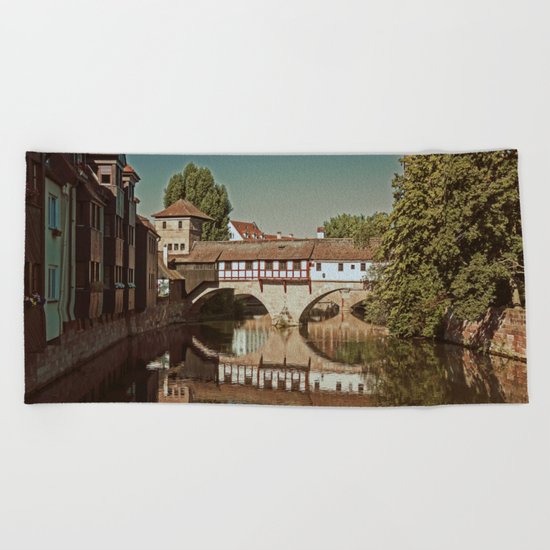 Romantic Nuremberg Beach Towel