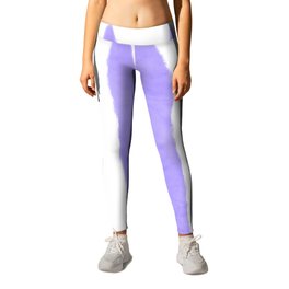 Watercolor Vertical Lines With White 43 Leggings