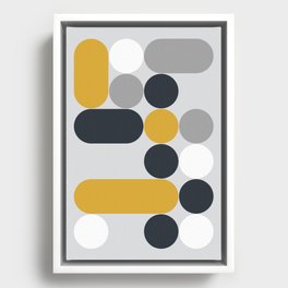 Domino 01 Framed Canvas