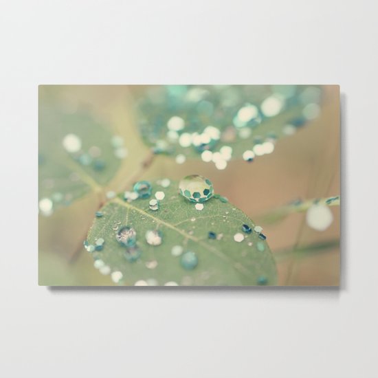 Playing in the Rain Metal Print