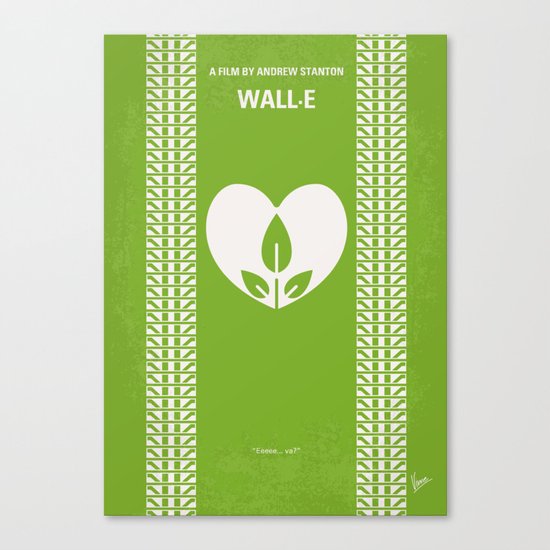 No235 My WALL-E minimal movie poster Canvas Print
