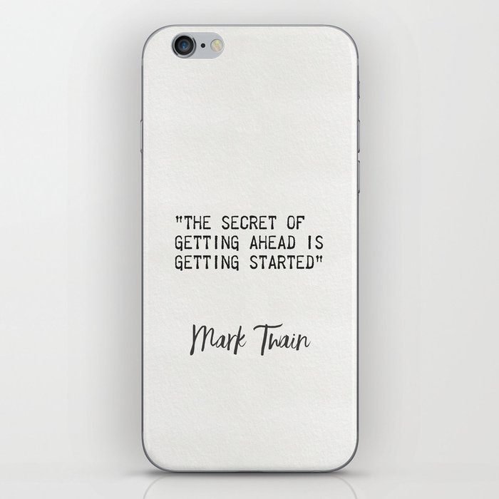 Mark Twain American writer iPhone Skin