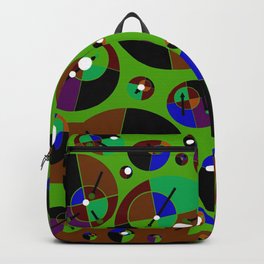 Bubble green black Backpack