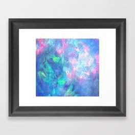Pink and Purple Opal Framed Art Print