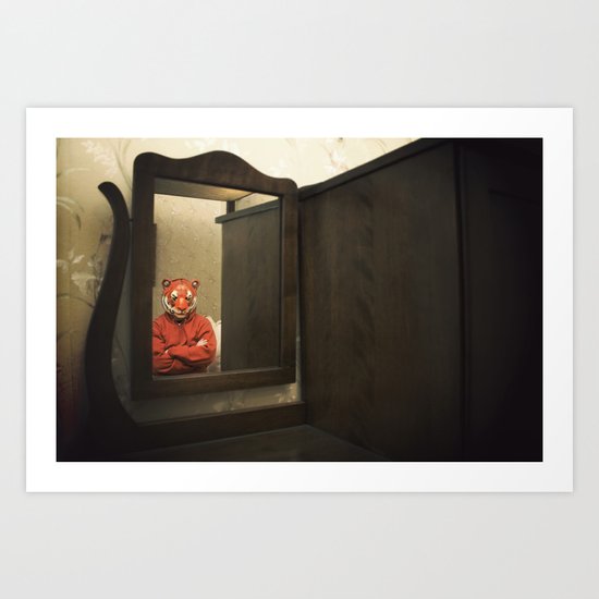 He Waits Silently Art Print