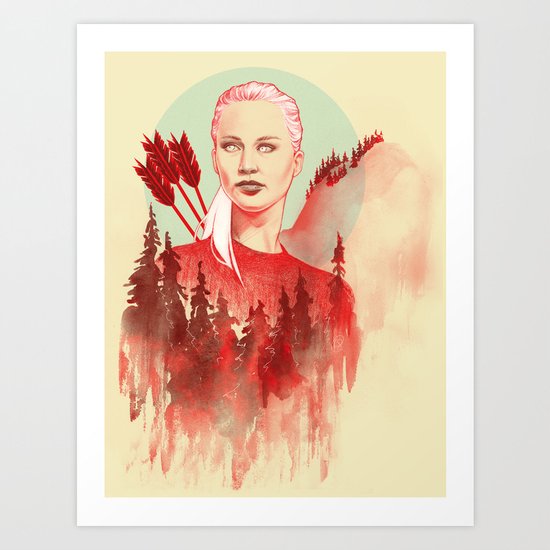 The Games Art Print