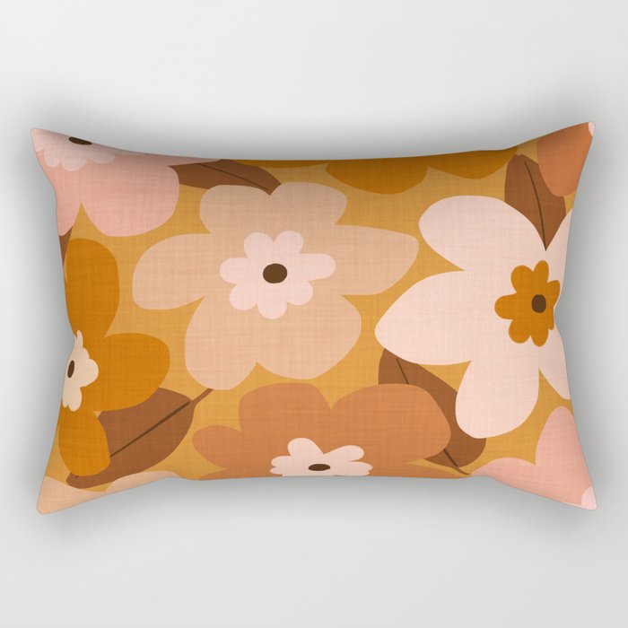 Blossom - bohemian Rectangular Pillow