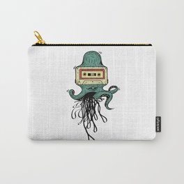 RETRO VINTAGE OCTOPUS WITH CASSETE Carry-All Pouch