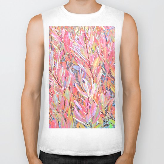 Autumn Pastels Biker Tank