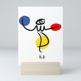 The Juggler of Life Minimal Art Design Mini Art Print