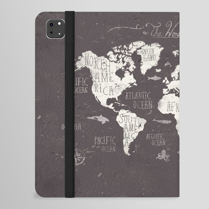 The World Map iPad Folio Case