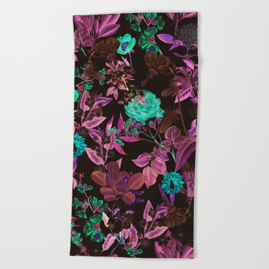 Ambiance Floral Beach Towel