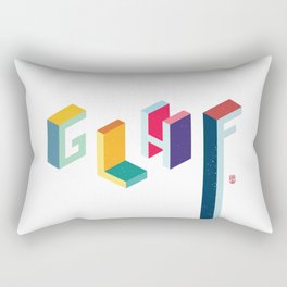 GLHF (Good Luck Have Fun!) Rectangular Pillow