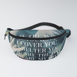 'I Say the Word' Romantic Lovers Print Fanny Pack