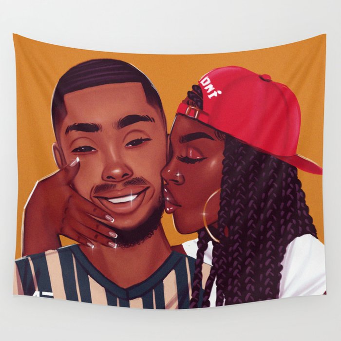 Black Love Art Print by 4everestherr | Society6