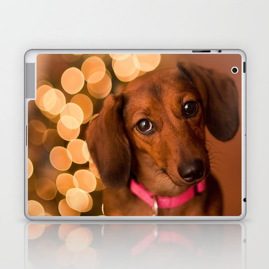 Dachshund Christmas Laptop & iPad Skin