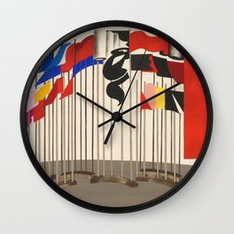 Maquettes de Théatre 5 (1930) Alexandra Exter  Wall Clock