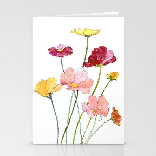 8 Cosmos Stationery Cards