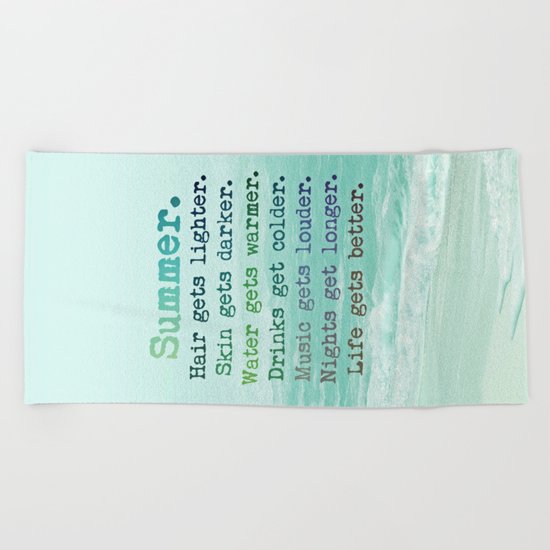 SUMMER Beach Towel