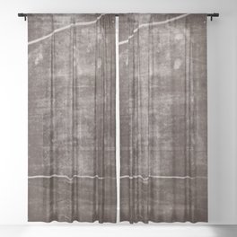 Shroud of Turin Sheer Curtain