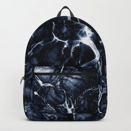 Undefined Abstract #3 #decor #art #society6 Backpack | Digital Manipulation, Colors Touching, Trendy, Digital, Dark Indigo Blue, Drawing, Interior Decor, Home Decor, Fluid Art, Abstract 