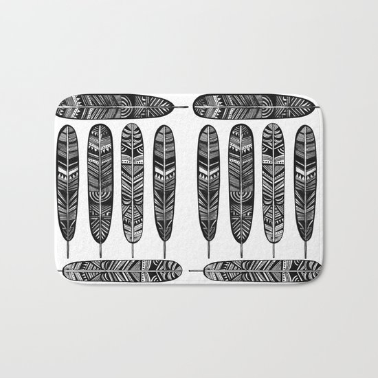 Six Feathers Bath Mat