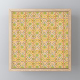 sunny amalfi tiles Framed Mini Art Print