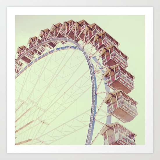 Ferris wheel Art Print