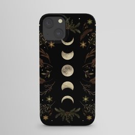Moonlight Garden - Winter Brown iPhone Case