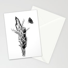 Sage Moth Stationery Cards